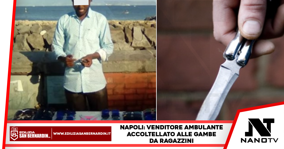 Napoli: venditore ambulante ferito mentre cercava di difendere la sua merce