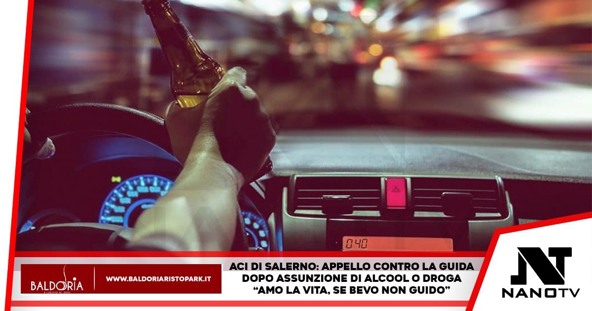 Illustrati i pericoli di mettersi alla guida dopo l’assunzione di alcool e/o droga: “Amo la vita, se bevo non guido”