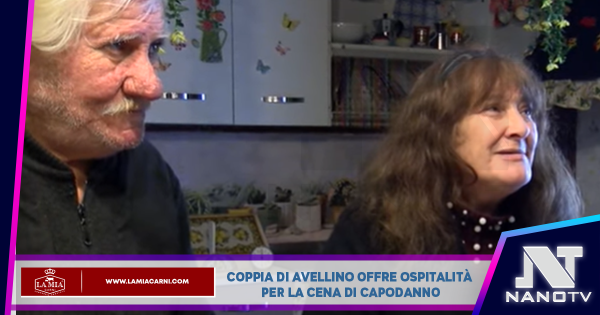 Coppia di anziani di Avellino offre ospitalità a Capodanno