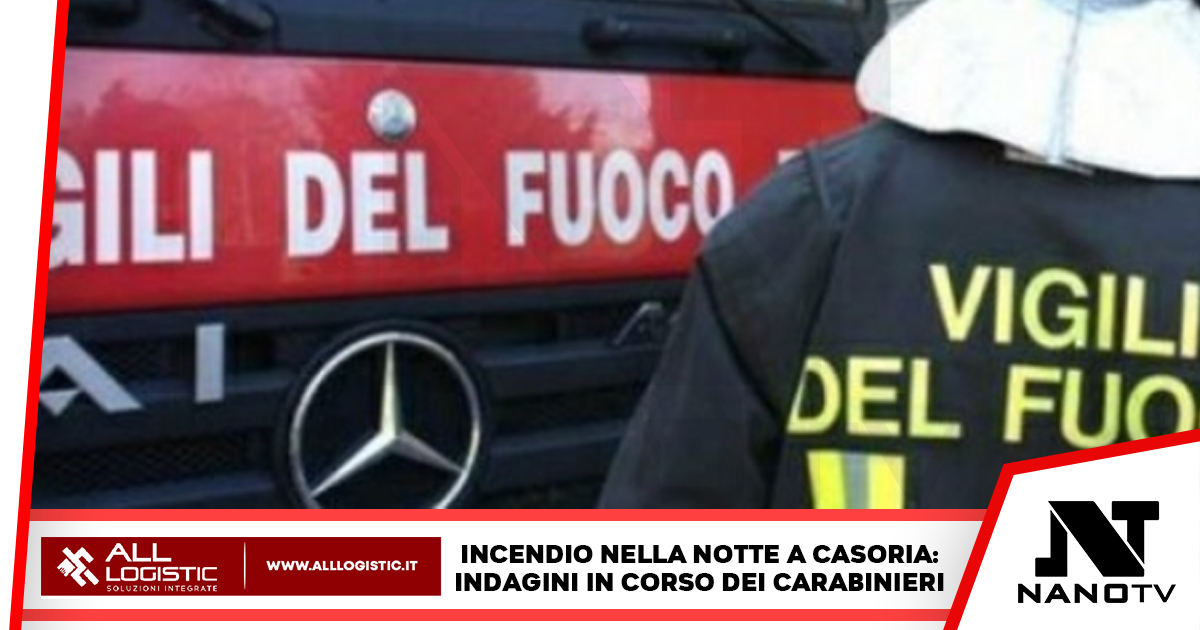 Fiamme nella notte a Casoria: indagini in corso dei Carabinieri