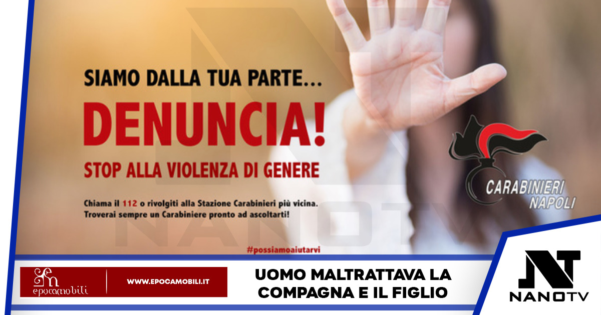 Camposano, Napoli: maltrattamento familiare scoperto al telefono, arrestato un 47enne