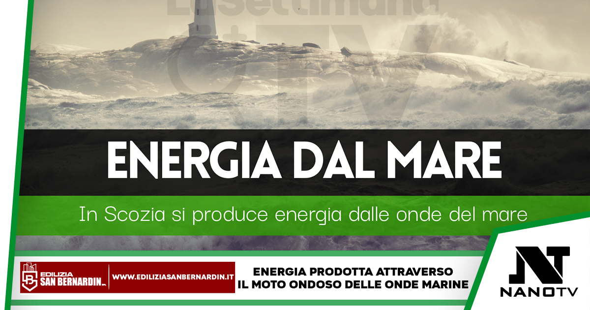In Scozia l’energia si produce con le onde del mare