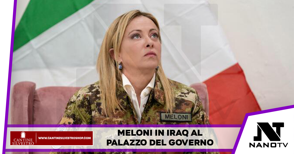 La premier Meloni a Baghdad dai militari italiani