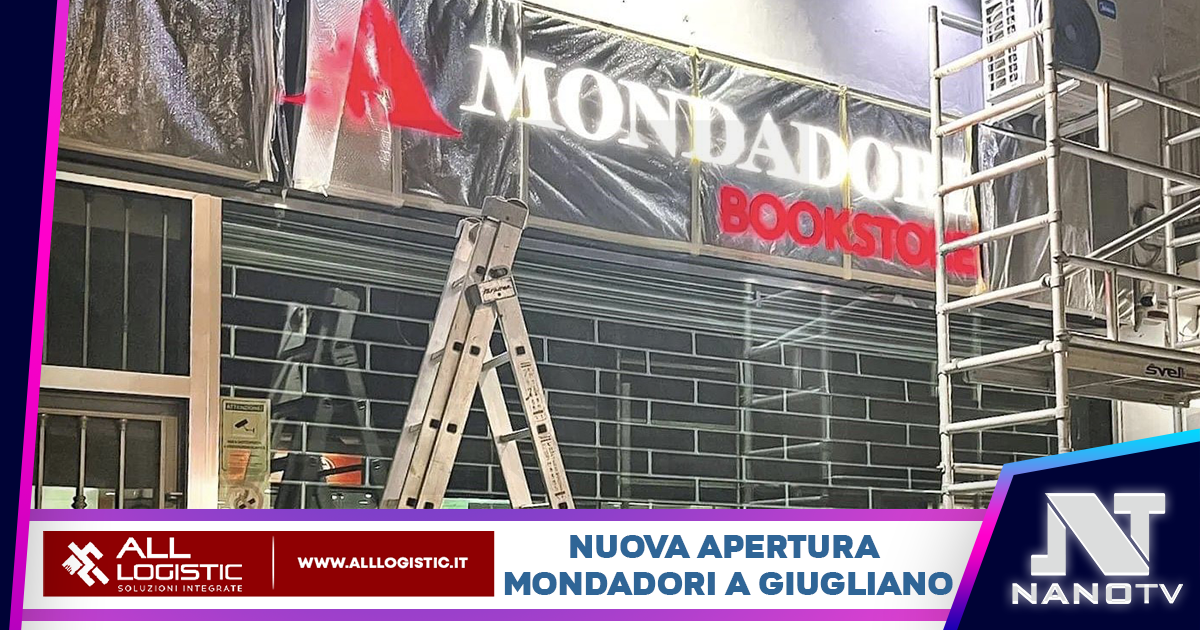 Giugliano: domani l’inaugurazione della nuova libreria Mondadori