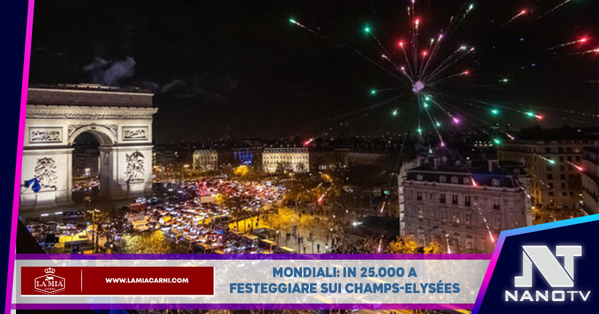 Qatar: in 25.000 per festeggiare sui Champs-Elysées