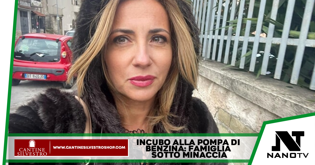 Incubo al distributore di benzina: famiglia sotto attacco