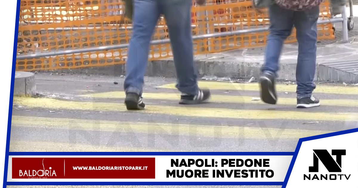 Napoli: pedone viene investito