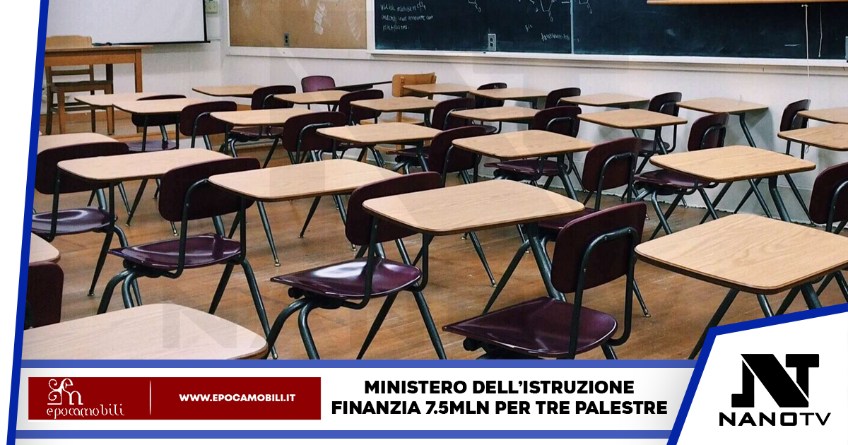 Oltre 7 milioni e mezzo di Euro per tre nuove palestre nelle scuole della provincia di Caserta