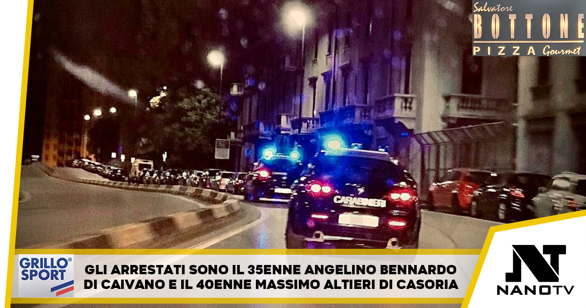 Rubano auto ad un ragazzo, inseguiti e arrestati: si tratta di una persona di Caivano e una di Casoria