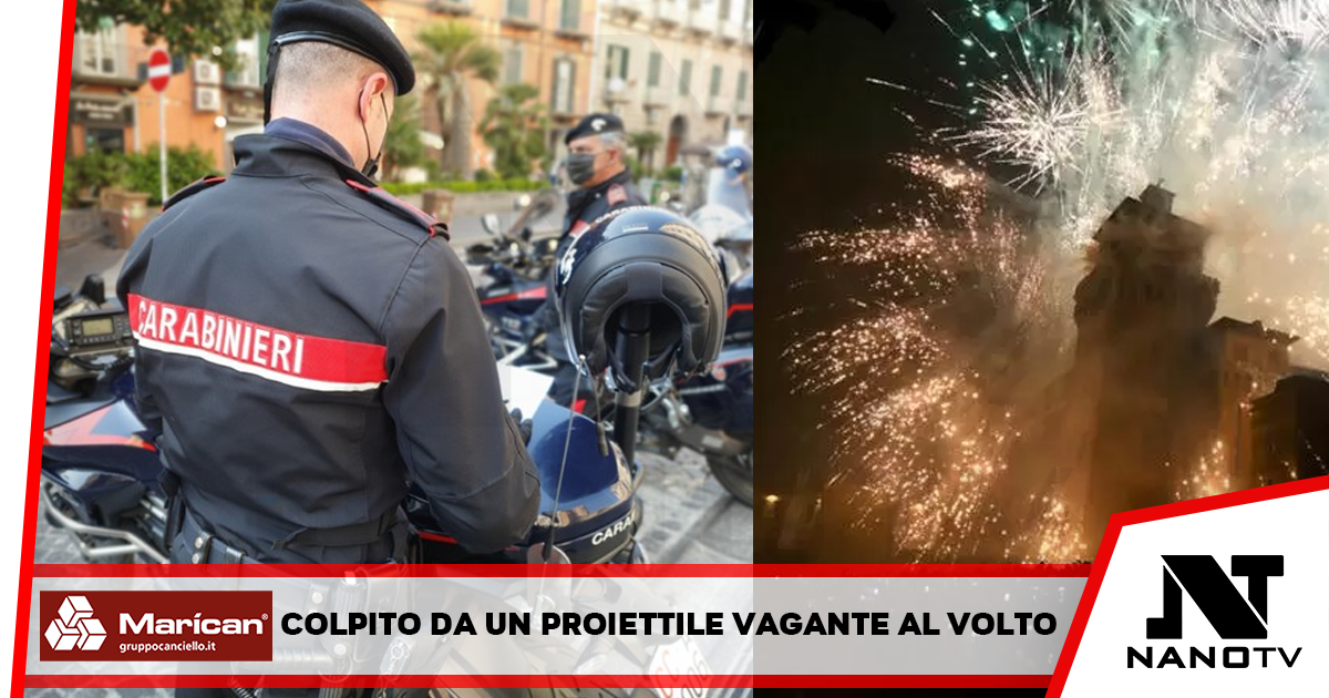 Capodanno: a Caivano 16enne ferito al volto da colpo d’arma da fuoco