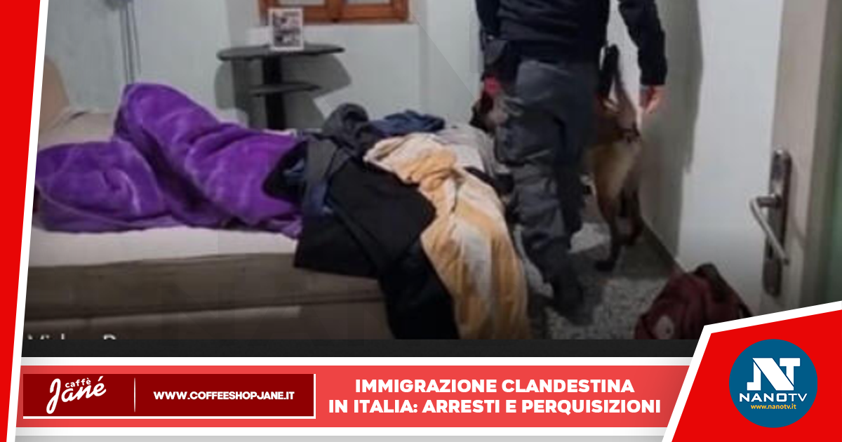 Immigrazione: perquisizione e arresti in Italia