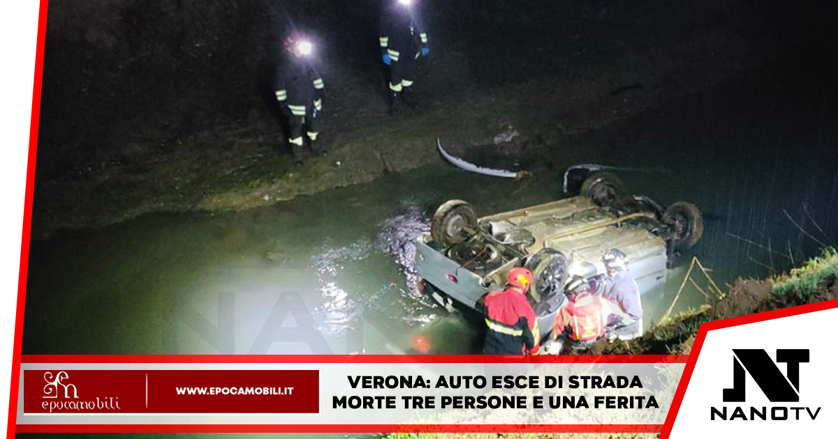 Verona: auto travolge e uccide tre persone