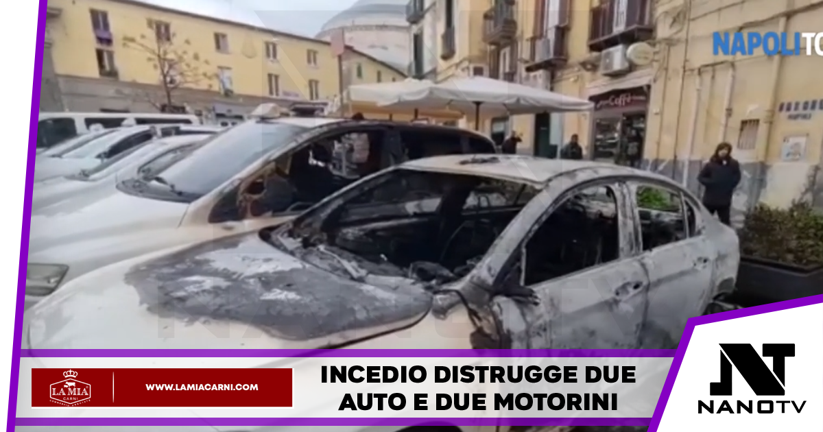 A due passi da via Chiaia scoppia l’incendio