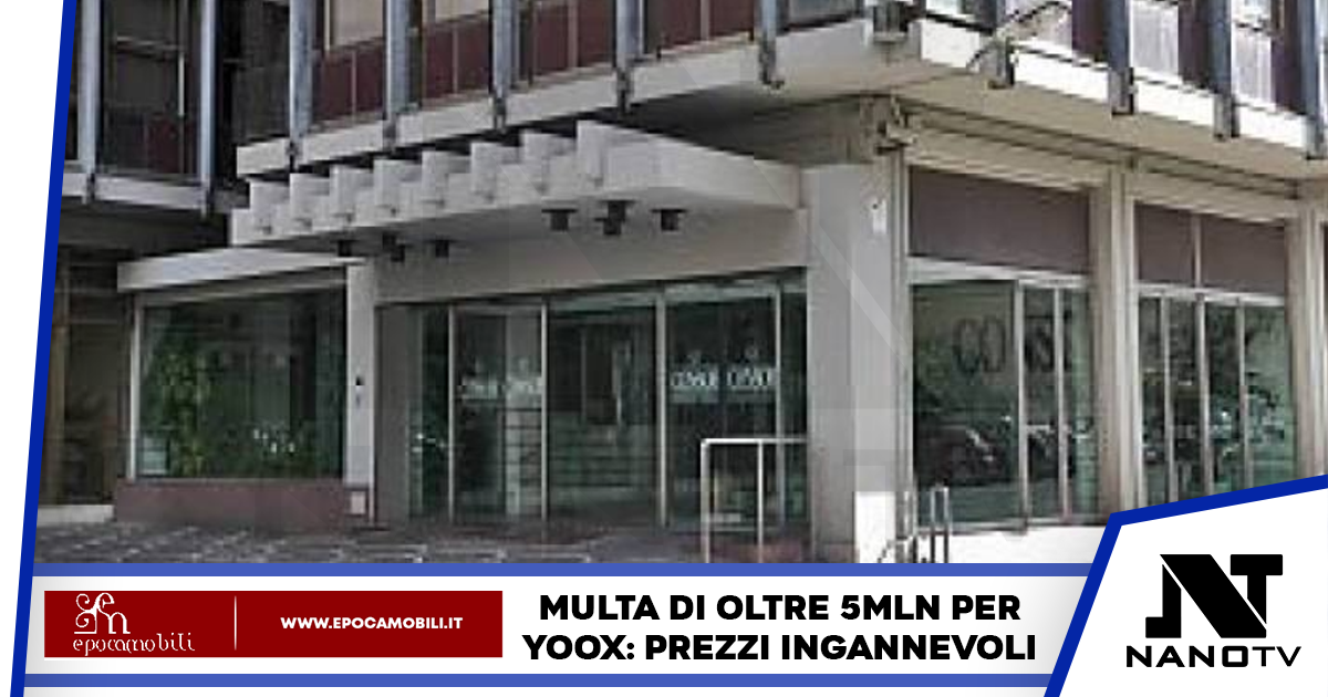 Antitrust torna a multare: 5,2mln per Yoox