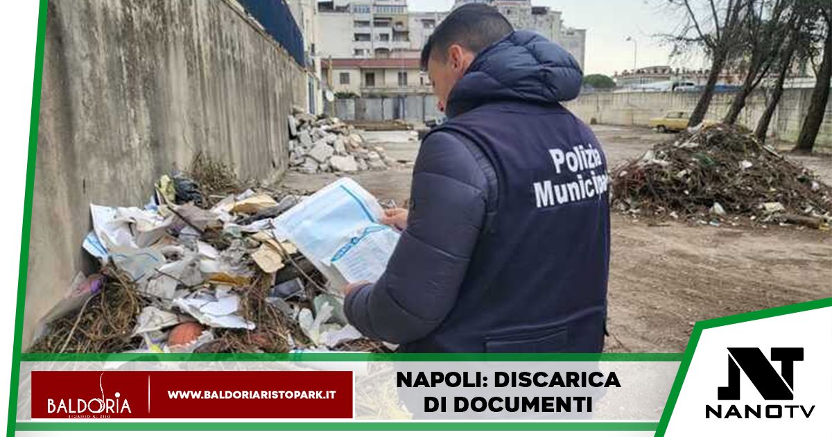 Napoli: discarica di docoumenti