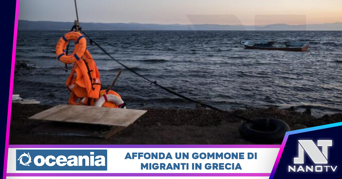 Affonda un gommone in Grecia: sarebbero 20 i dispersi