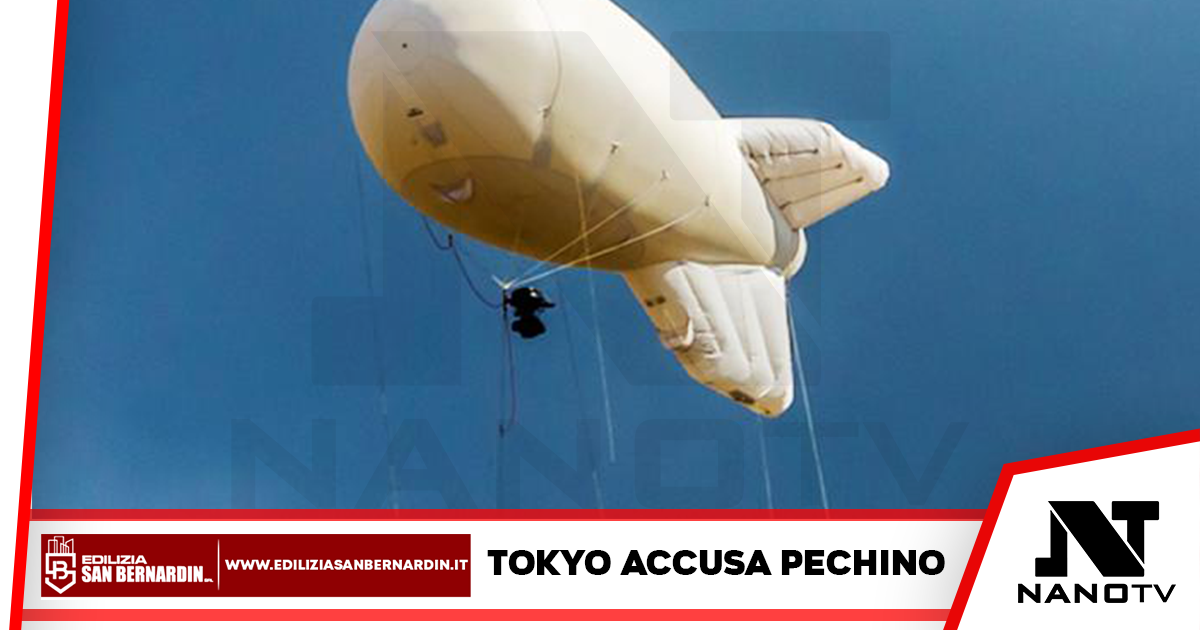 Giappone:3 palloni cinesi sospettati di spionaggio