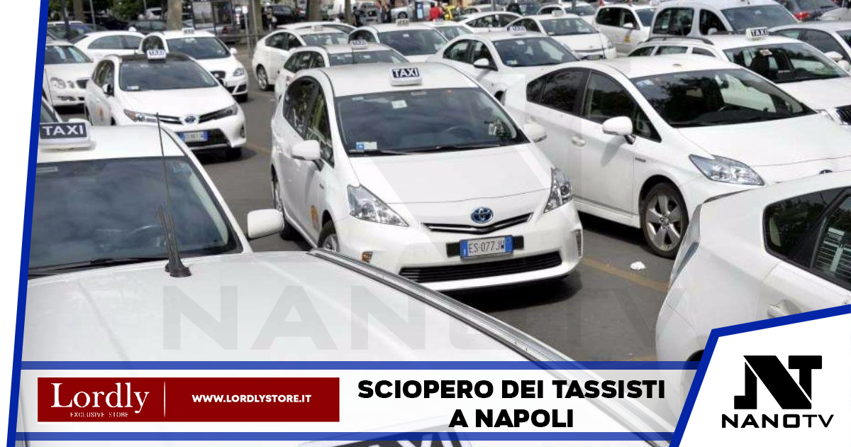 Sciopero dei tassisti e corteo a Napoli