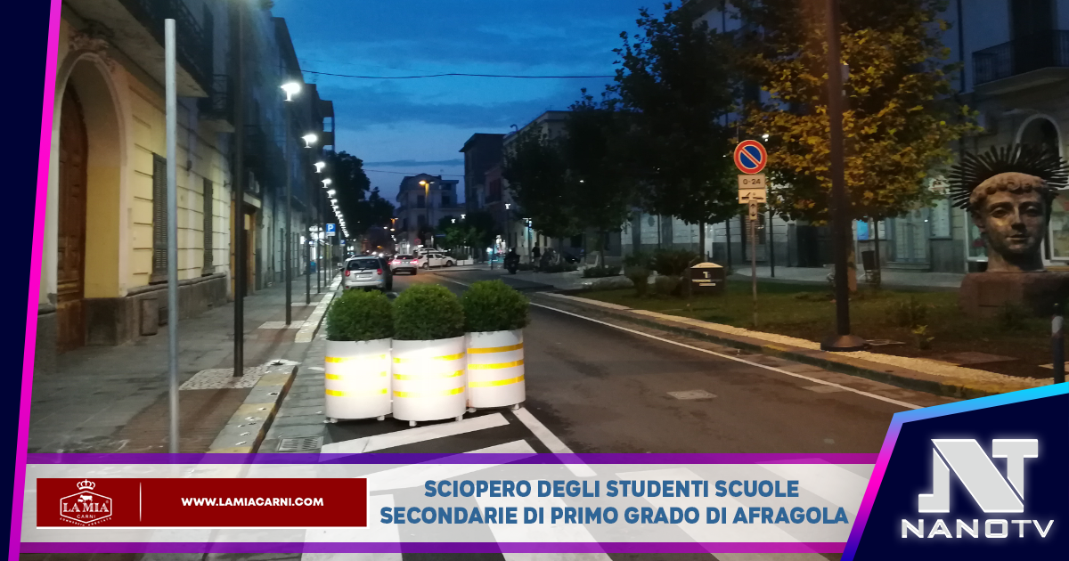 Sciopero degli studenti scuole secondarie di primo grado di Afragola