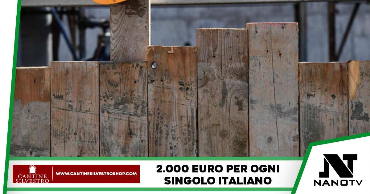 Il Superbonus è costato 2.000 euro ad ogni italiano