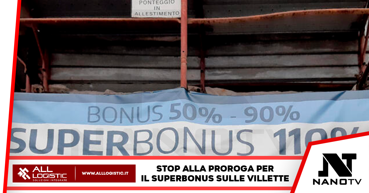 Ritiro emendamento del Superbonus al 110% per le ‘villette’