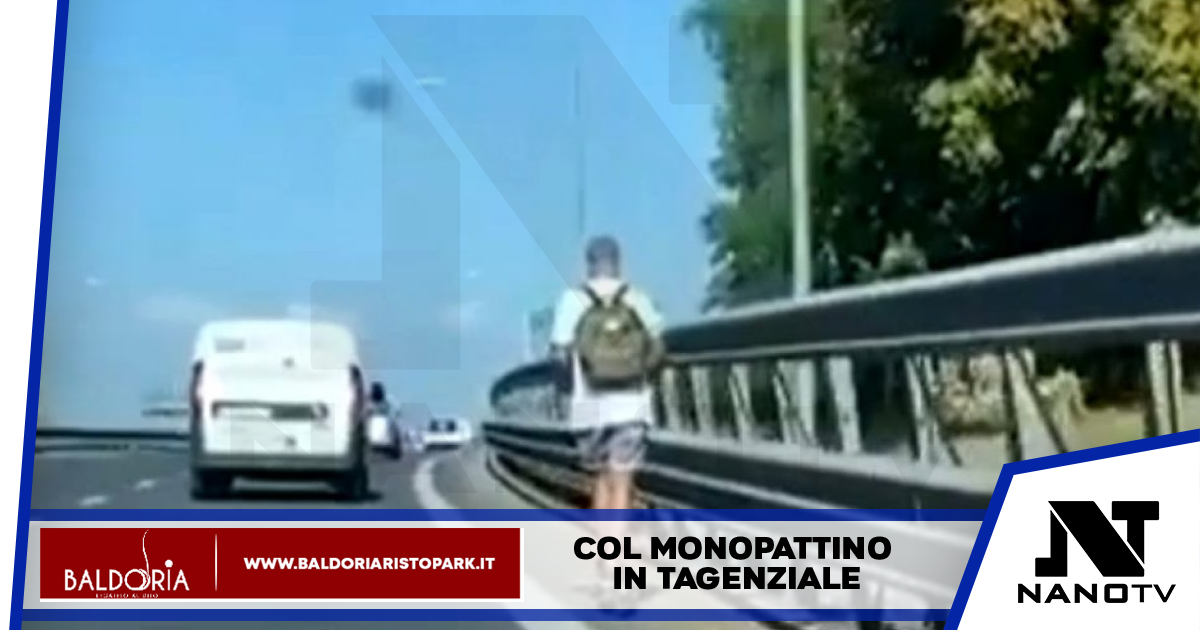 Monopattino in tagenziale