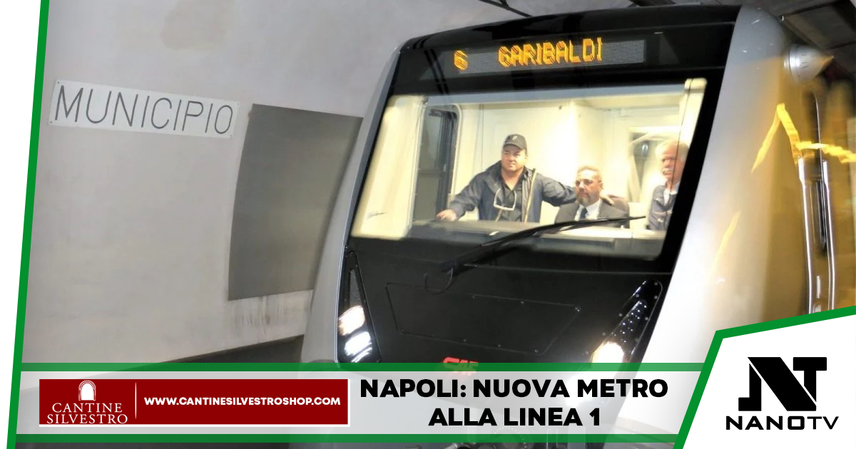 Napoli: nuovo treno in metro e corse ogni 10 minuti