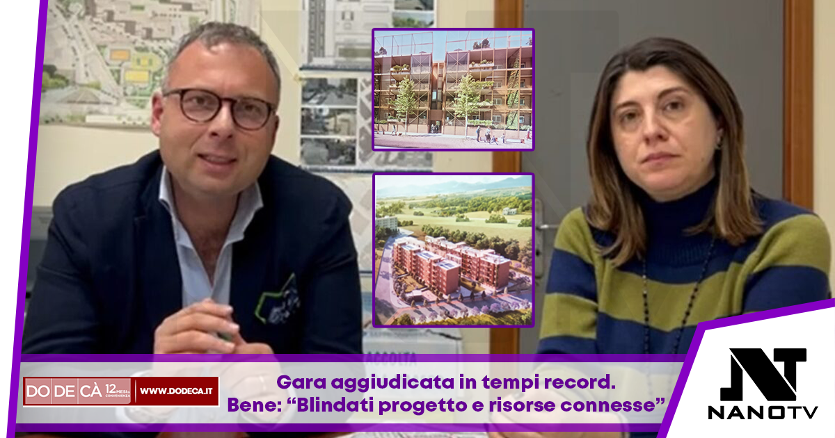 Riqualificazione Complesso Erp via Castagna, gara aggiudicata in tempi record. Bene: “Blindati progetto e risorse connesse”