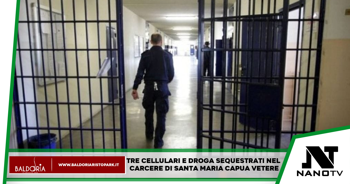 Cellulari e droga sequestrati nel carcere di Santa Maria Capua Vetere