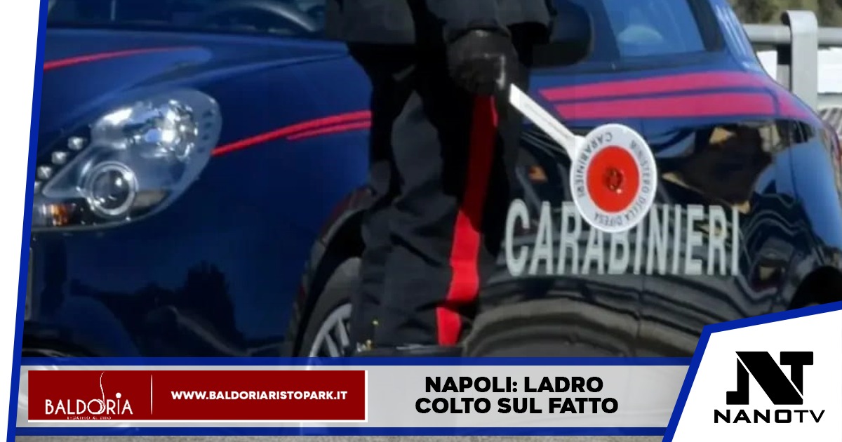 Napoli: ladro colto sul fatto