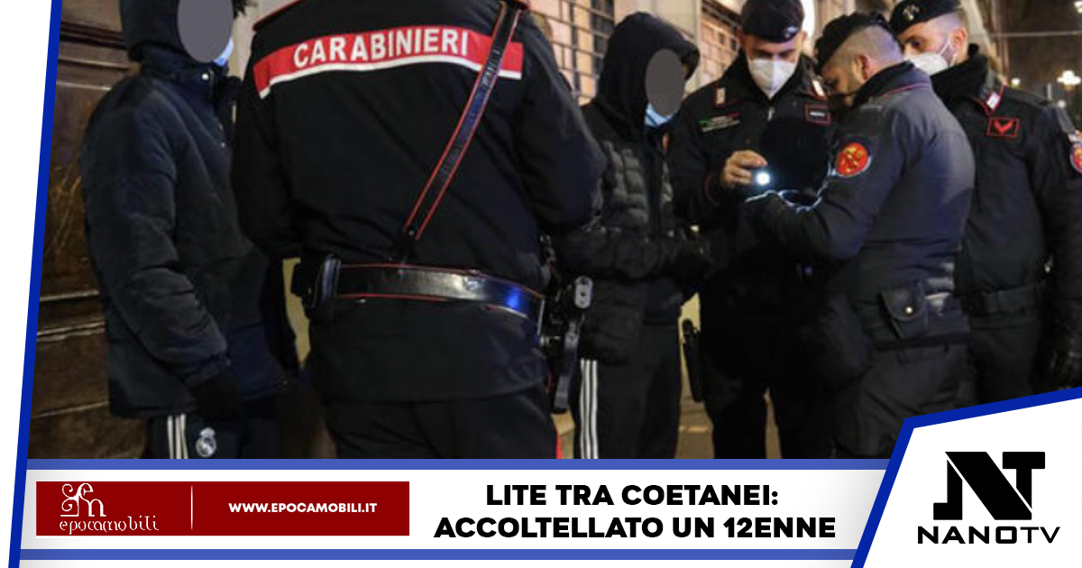 Napoli: 12enne accoltellato, preso l’aggressore suo coetaneo