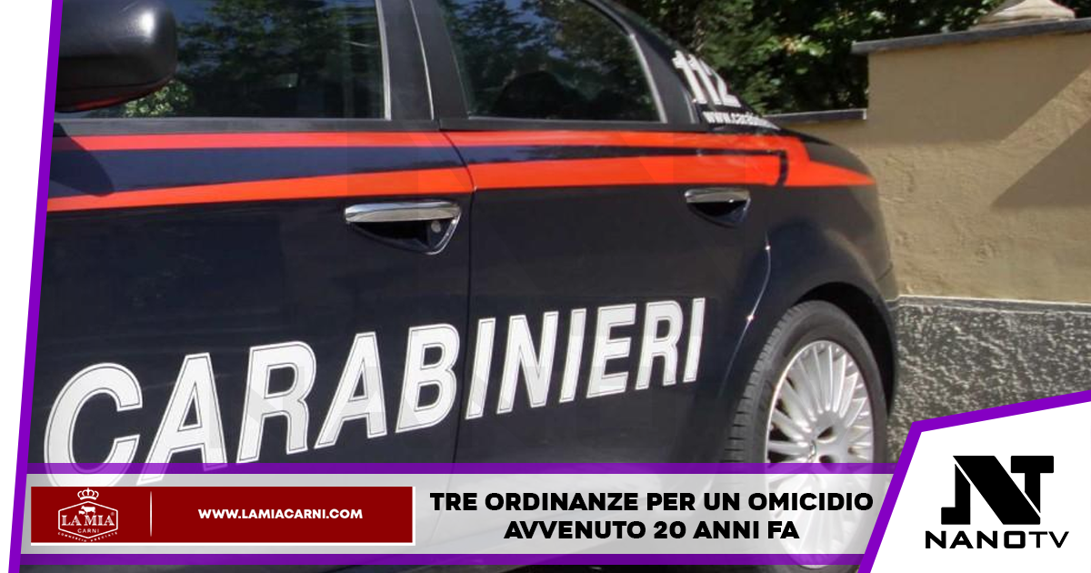 Tre ordinanze per un omicidio avvenuto 20 anni fa