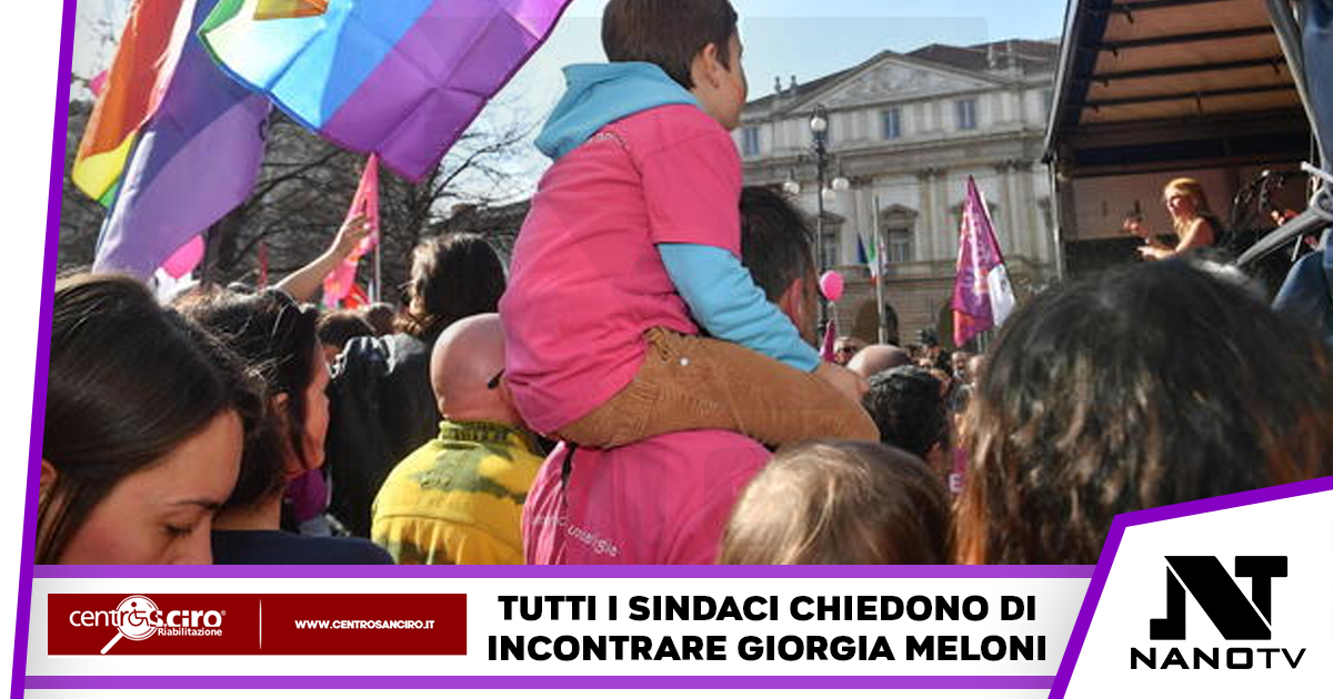 Coppie gay: chiesto un incontro urgente con la presidente del Consiglio Giorgia Meloni