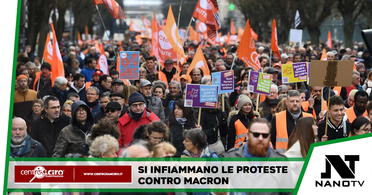 Si infiammano le proteste contro Macron