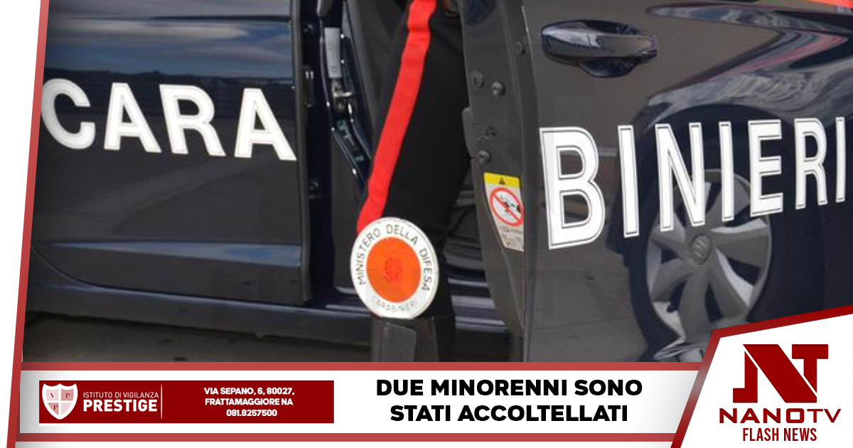 Villaricca, Napoli: Due minorenni accoltellati, non sono gravi