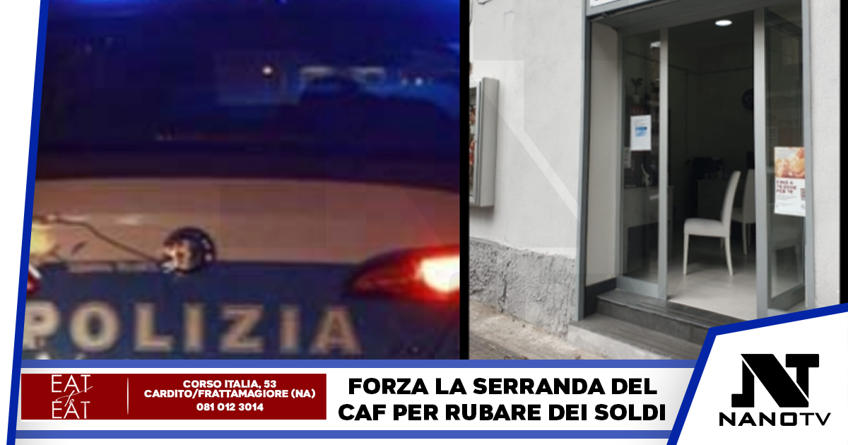 Ruba dei soldi all’interno di un CAF ma viene arrestato