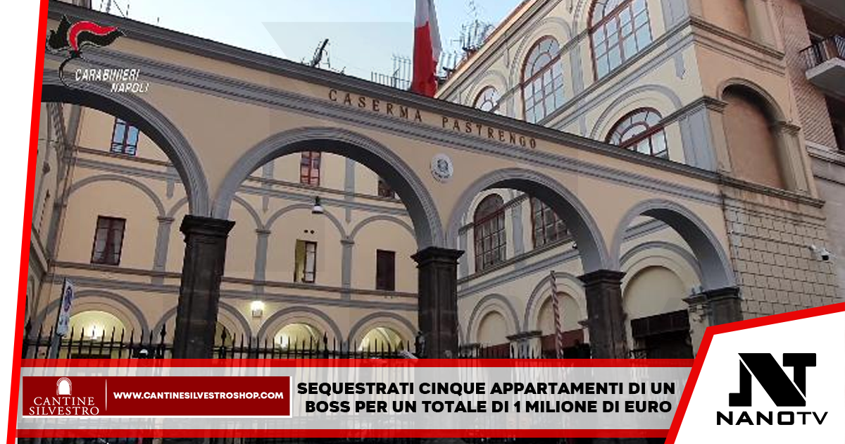 Sequestrati cinque appartamenti di un boss per un totale di 1 milione di euro