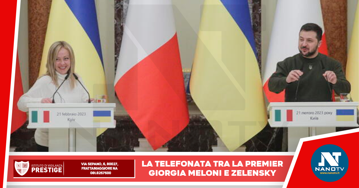 Meloni: “A Zelensky ho confermato il nostro impegno”
