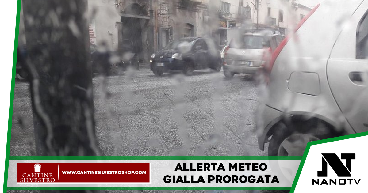 Campania: l’allerta meteo è stata prorogata