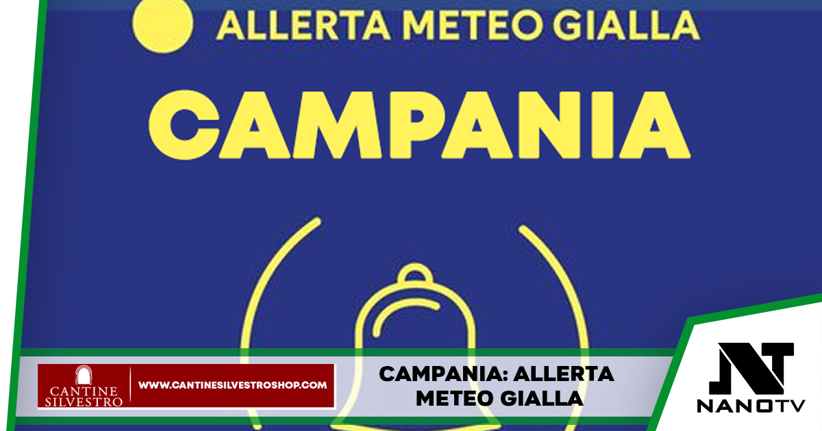 Campania: allerta meteo gialla