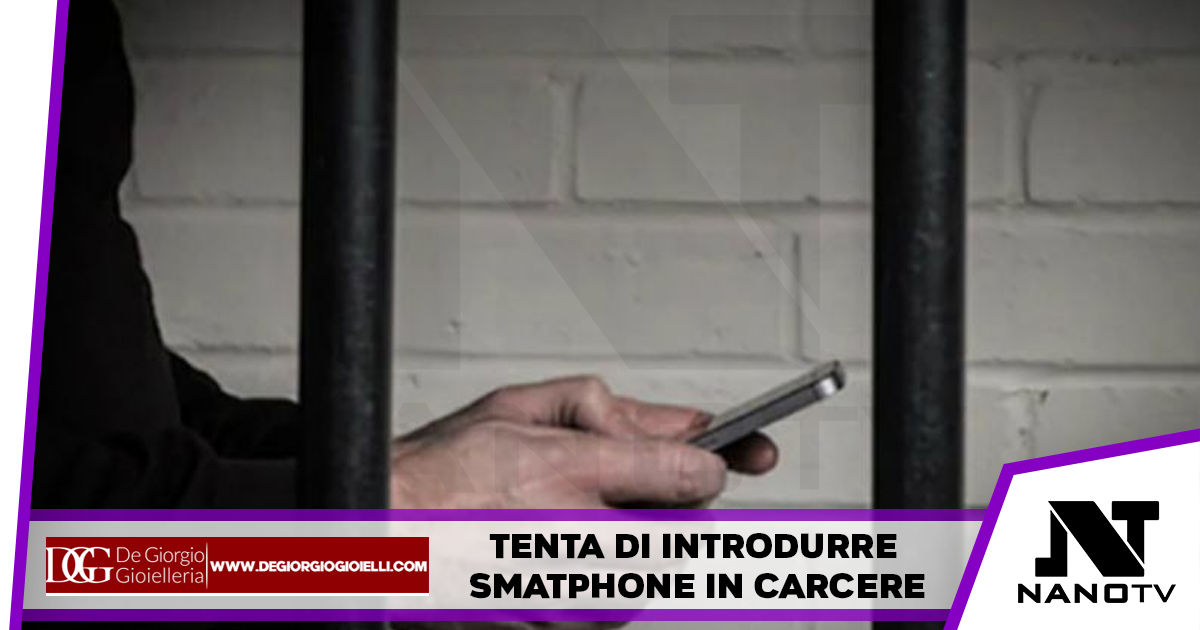 Prova a introdurre due smartphon in carcere