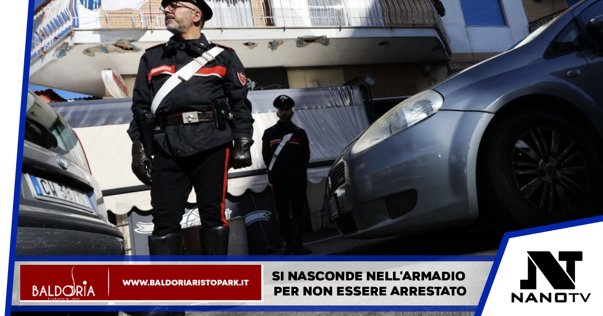 Napoli: si nasconde nell’armadio per non essere arrestato