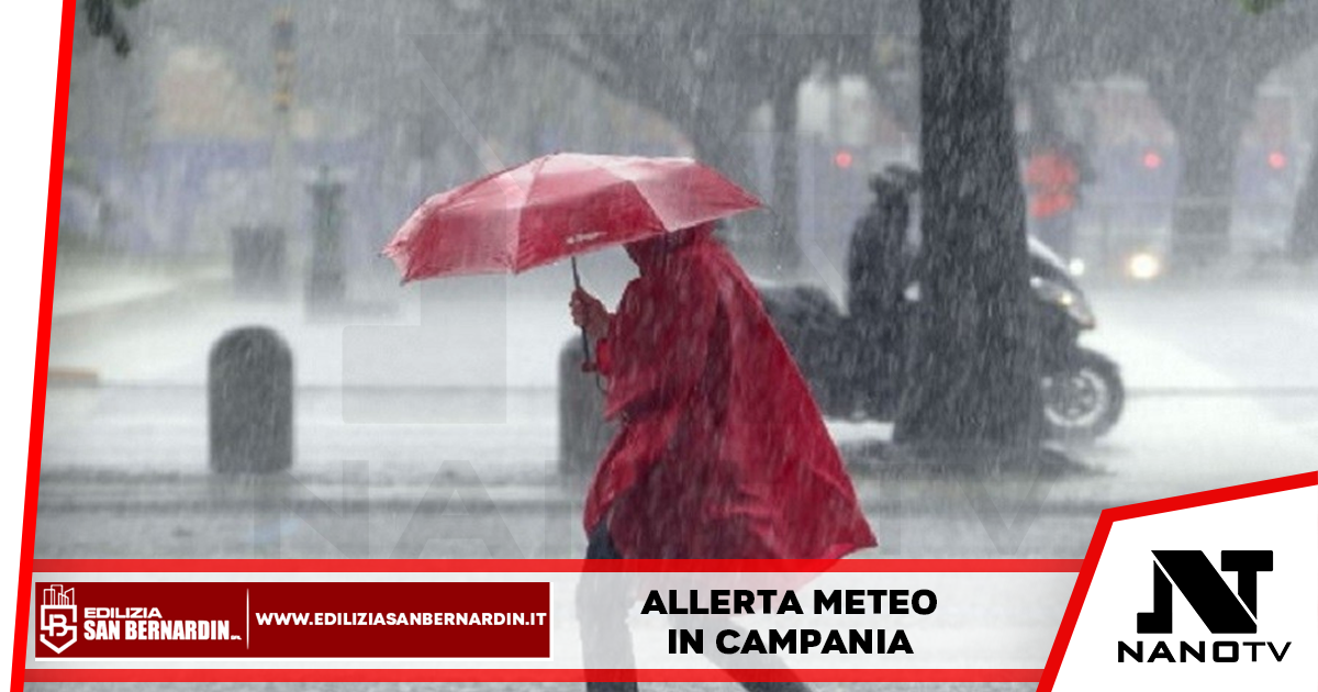 Campania: allerta meteo