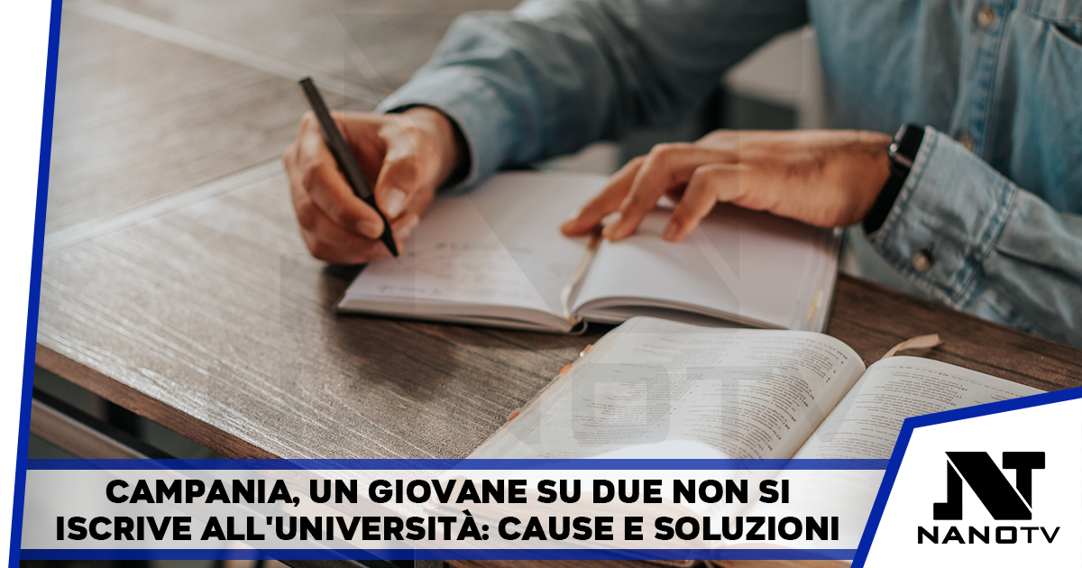 Campania, un giovane su due non si iscrive all’università: cause e soluzioni
