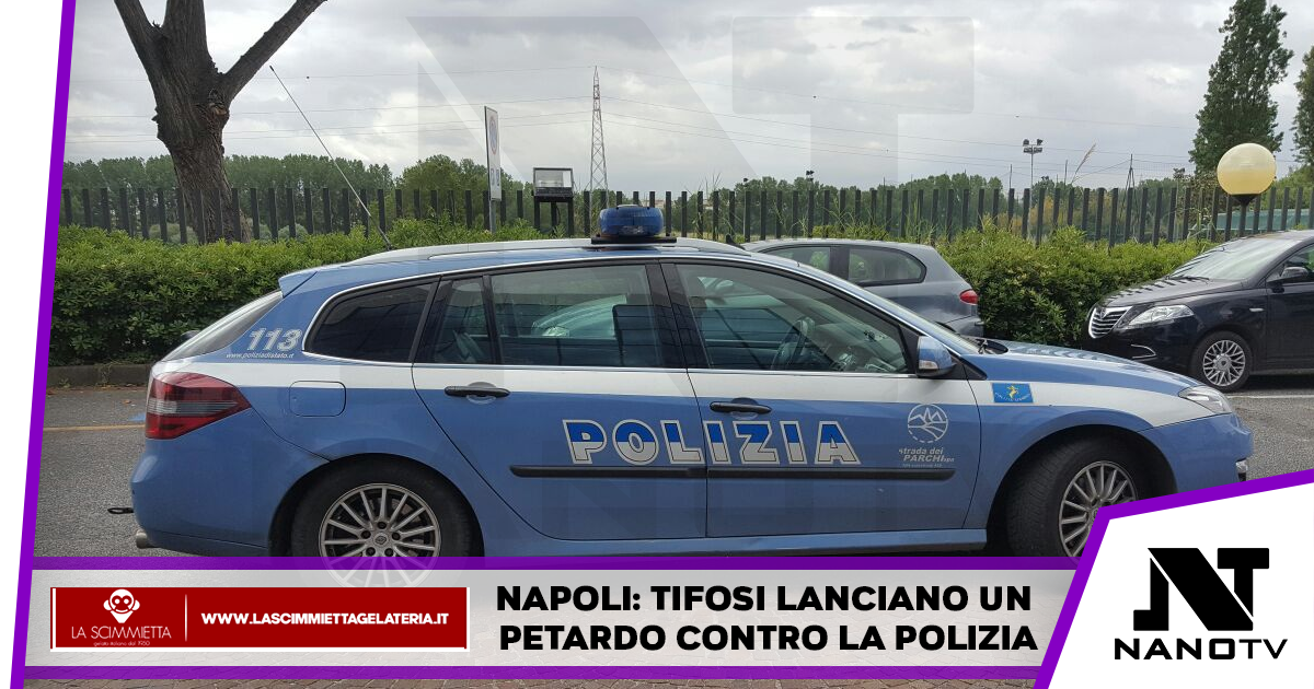 Napoli: tifosi lanciano un petardo contro la polizia