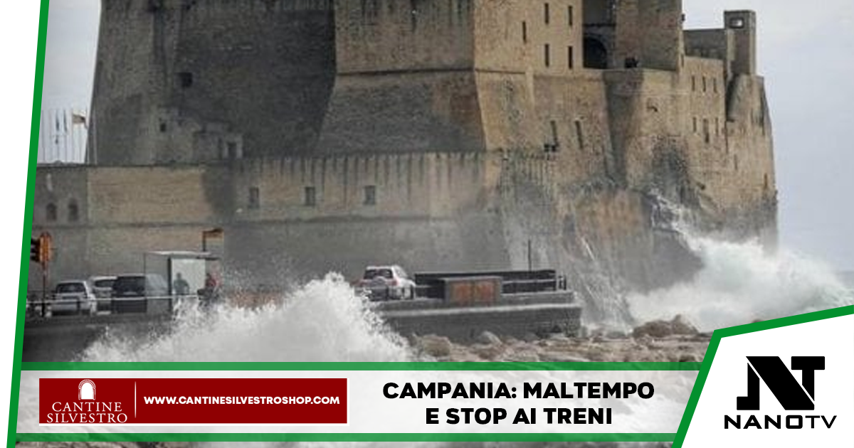 Campania: maltempo e stop ai treni