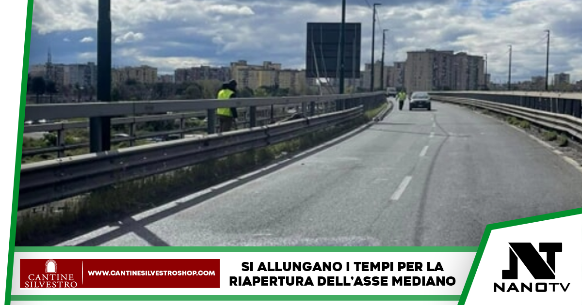 Asse Mediano: rubati 700 metri di guard rail