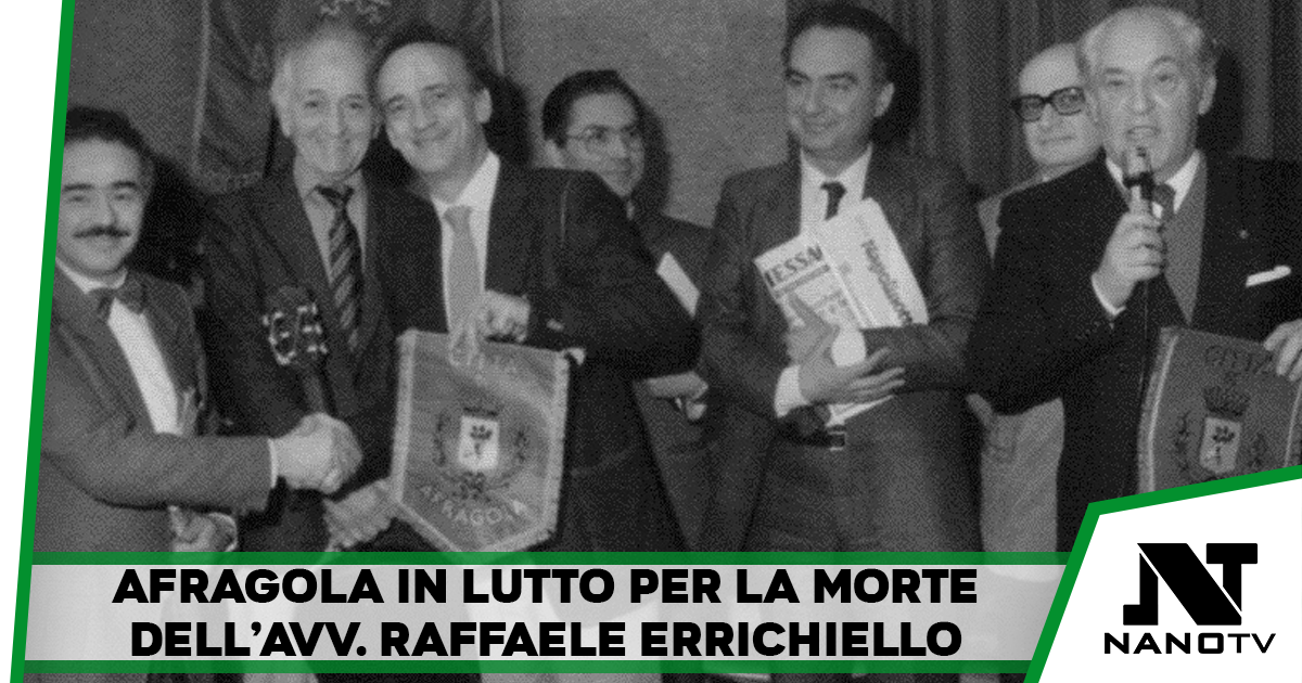 Lutto ad Afragola: si è spento l’avvocato Errichiello, già sindaco della citta’, aveva 86 anni