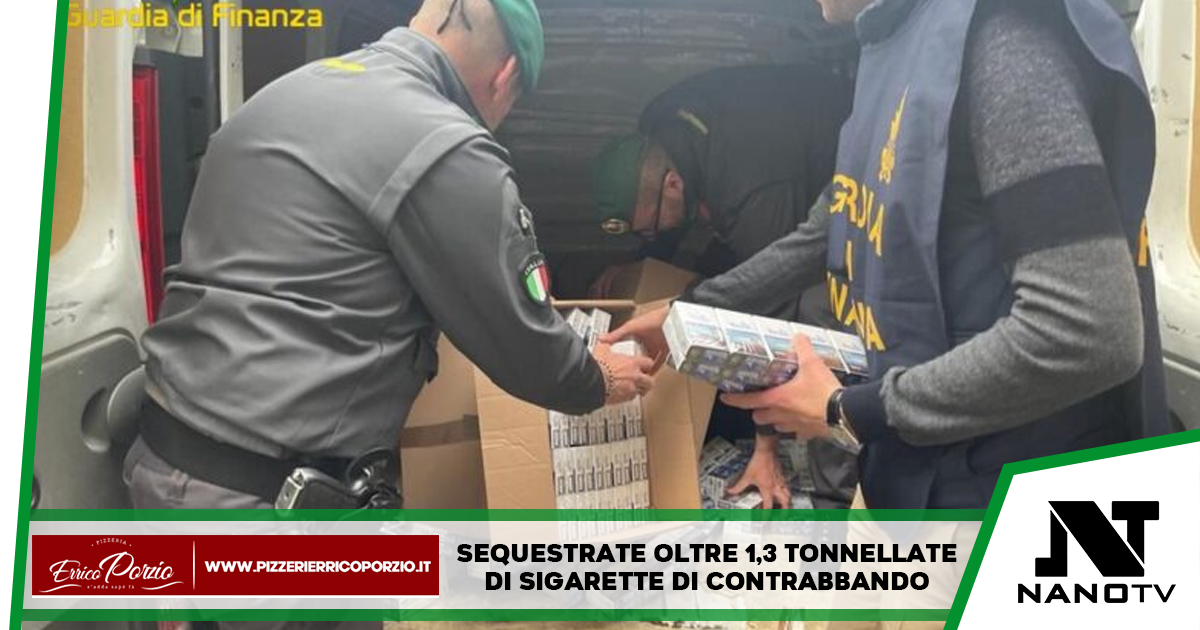 Rivenute oltre 1,3 tonnellate di sigarette di contrabbando in un capannone