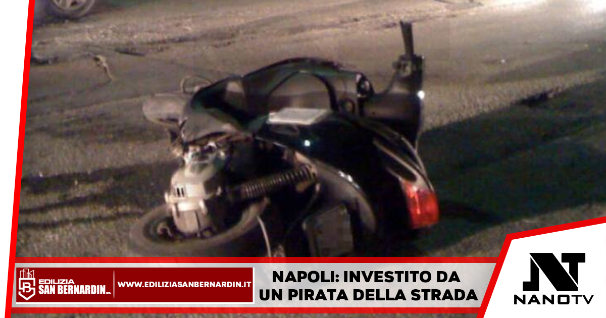 Napoli: investito da un pirata della strada